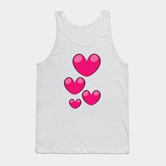 Love Hearts Tank Top by nickemporium1